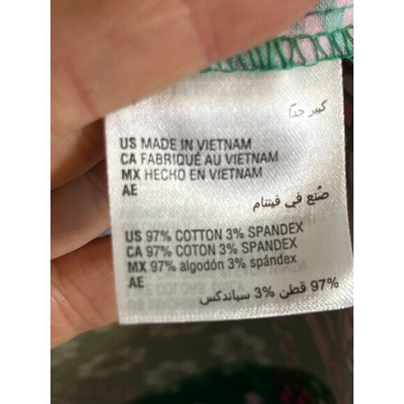 Charter Club Dress XL Green Midi Floral Boho Western Feminine Retro preppy girly - Picture 10 of 12